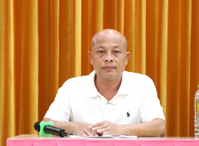 การประชุมคณะทำงานสำรวจ ตรวจสอบข้อมูลผู้ประสบภัยพิบัติที่มีสิทธิ์ได้รับความช่วยเหลือตามมติคณะรัฐมนตรี