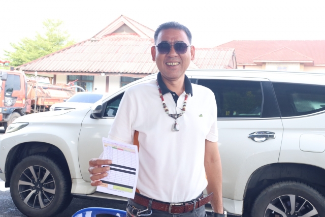 ภาพบรรยากาศการเปิดรับสมาชิกธนาคารขยะชุมชนตำบลที่วัง ครั้งที่ 11 ณ อาคารโดม สำนักงานเทศบาลตำบลที่วัง