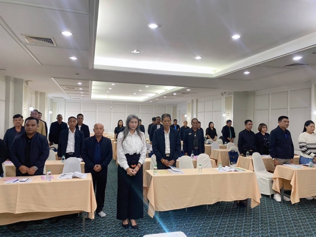 โครงการฝึกอบรม หลักสูตร " เพิ่มสมรรถนะการปฏิบัติหน้าที่ของผู้บริหาร ผู้ช่วยผู้บริหาร สมาชิกสภา พนักงานส่วนท้องถิ่น ตามกฎหมายก่อนและหลังจากการเลือกตั้งฯ