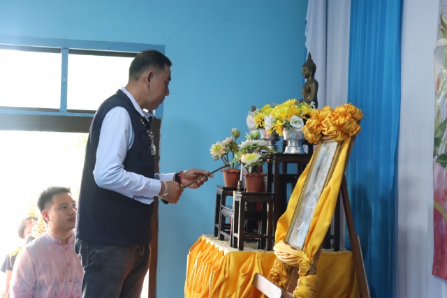 ร่วมให้การต้อนรับ ในโอกาสโอน (ย้าย) มาดำรงตำแหน่ง ผู้อำนวยการโรงเรียนบ้านวังยวน
