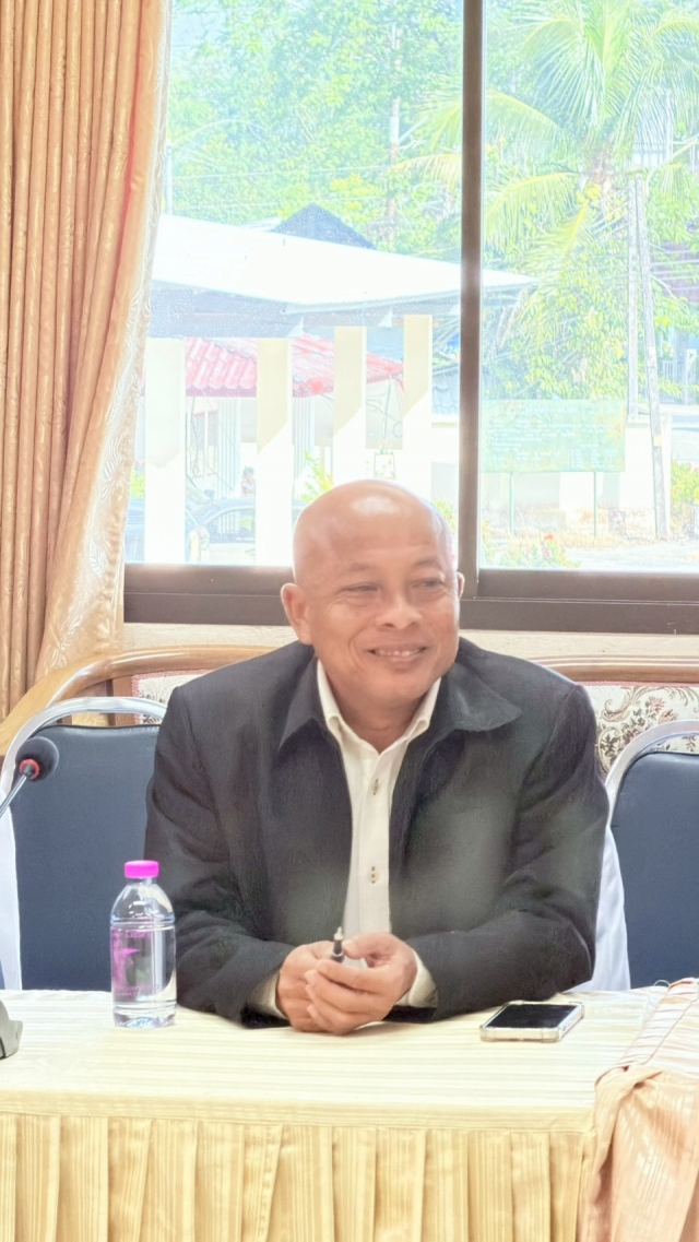 การประชุมคณะกรรมการตรวจสอบข้อมูลช่วยเหลือผู้ประสบอุทกภัย ก.ช.ภ.อ.ทุ่งสง