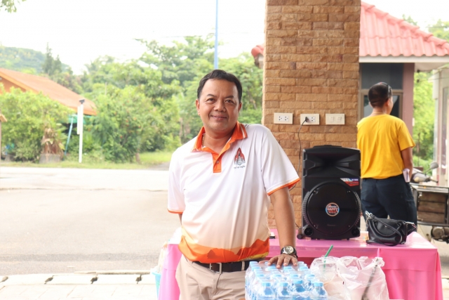 ภาพบรรยากาศการเปิดรับสมาชิกธนาคารขยะชุมชนตำบลที่วัง ครั้งที่ 6 ณ อาคารโดม สำนักงานเทศบาลตำบลที่วัง