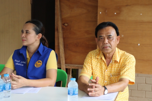  เข้ารับฟังการประชุมปรึกษาหารือข้อราชการ และทำประชาคมในเรื่องการจัดตั้งสถานบำบัดและฟื้นฟูผู้เสพยาเสพติดชุมชนตำบลที่วัง