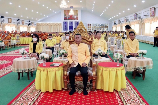 พิธีเจริญพระพุทธมนต์ถวายพระพรชัยมงคลแด่พระบาทสมเด็จพระเจ้าอยู่หัว และพระบรมวงศ์ศานุวงศ์ ประจำปีพุทธศักราช 2568 
