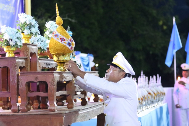 พิธีถวายเครื่องราชสักการะและวางพานพุ่ม และพิธีจุดเทียนถวายพระพรชัยมงคล เนื่องในโอกาสวันเฉลิมพระชนมพรรษาสมเด็จพระนางเจ้าสิริกิต์ พระบรมราชินีนาถ พระบรมราชชนนีพันปีหลวง 12 สิงหาคม 2568